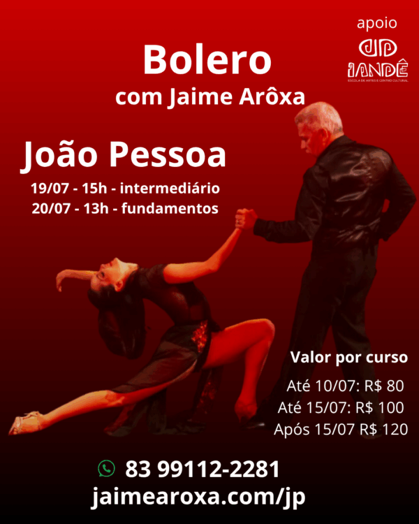 Oficina de bolero em João Pessoa